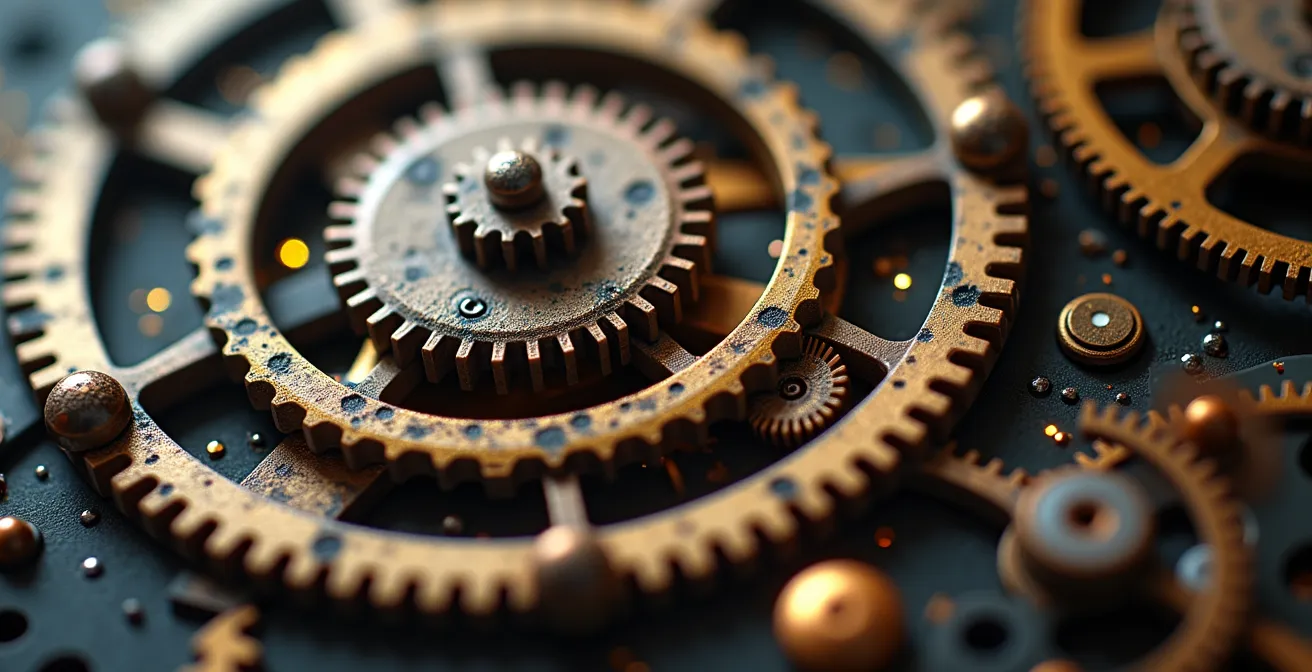 Système solaire montrant les orbites rapides intérieures des planètes personnelles et les orbites lentes extérieures des planètes collectives