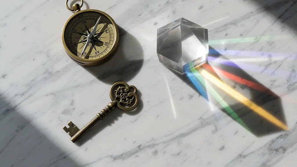 Représentation symbolique des trois niveaux de connaissance de soi avec des éléments visuels abstraits