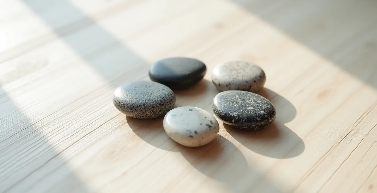 Diagramme conceptuel de l'ikigai à la française avec ses cinq dimensions interconnectées